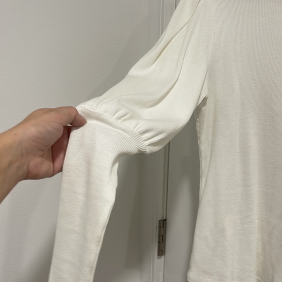 VERONICA BEARD WHITE SWEATER SMALL - Picture 5 of 5